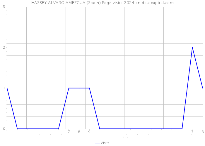HASSEY ALVARO AMEZCUA (Spain) Page visits 2024 