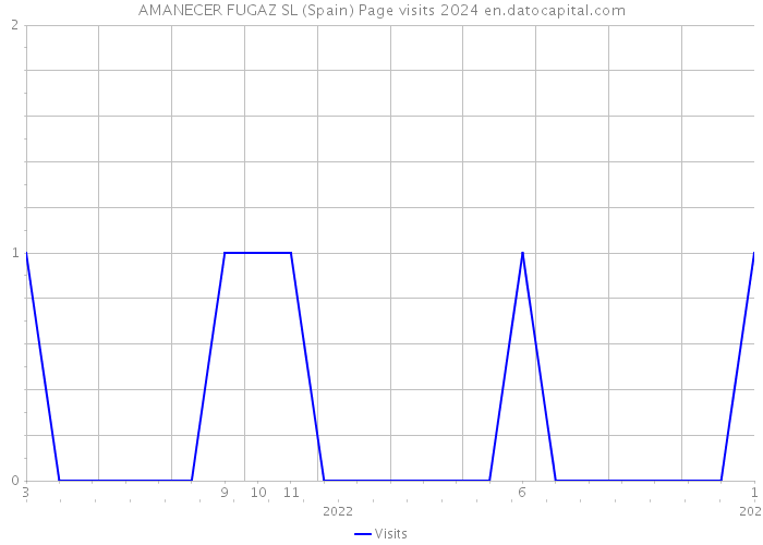 AMANECER FUGAZ SL (Spain) Page visits 2024 