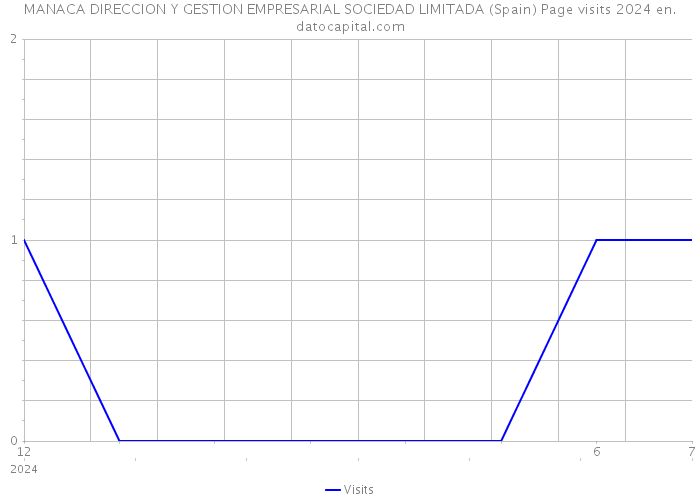 MANACA DIRECCION Y GESTION EMPRESARIAL SOCIEDAD LIMITADA (Spain) Page visits 2024 