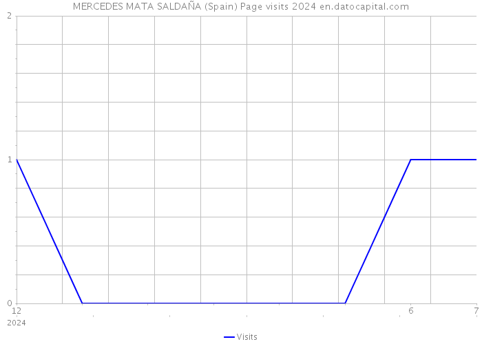 MERCEDES MATA SALDAÑA (Spain) Page visits 2024 