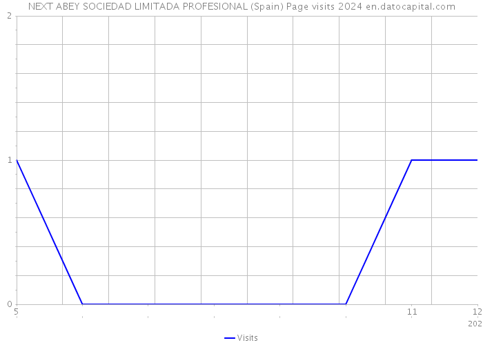 NEXT ABEY SOCIEDAD LIMITADA PROFESIONAL (Spain) Page visits 2024 
