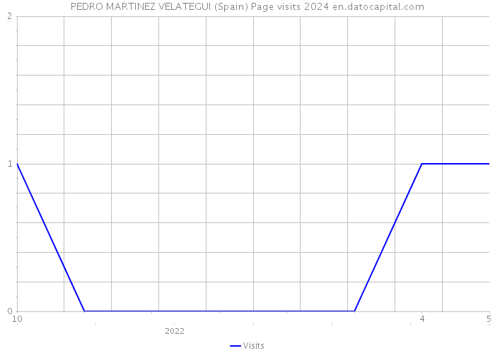 PEDRO MARTINEZ VELATEGUI (Spain) Page visits 2024 