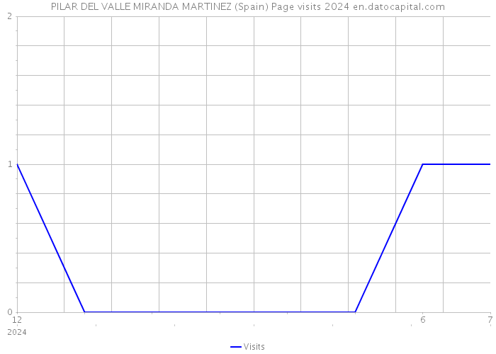 PILAR DEL VALLE MIRANDA MARTINEZ (Spain) Page visits 2024 