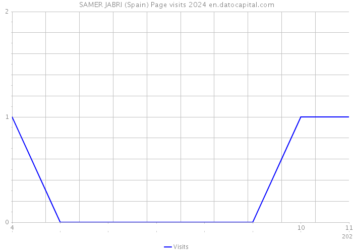 SAMER JABRI (Spain) Page visits 2024 