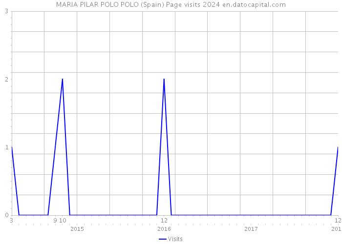 MARIA PILAR POLO POLO (Spain) Page visits 2024 