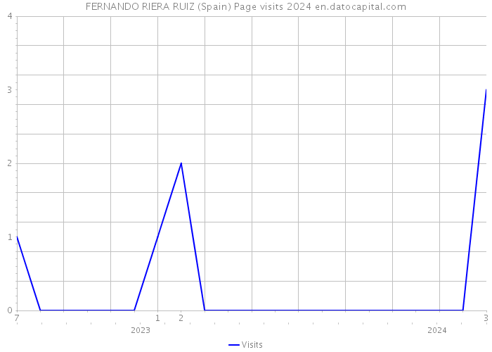 FERNANDO RIERA RUIZ (Spain) Page visits 2024 