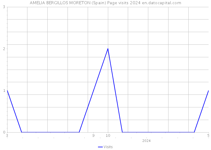 AMELIA BERGILLOS MORETON (Spain) Page visits 2024 