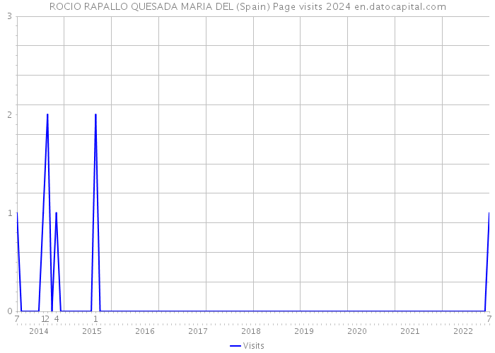 ROCIO RAPALLO QUESADA MARIA DEL (Spain) Page visits 2024 