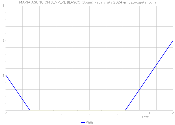 MARIA ASUNCION SEMPERE BLASCO (Spain) Page visits 2024 