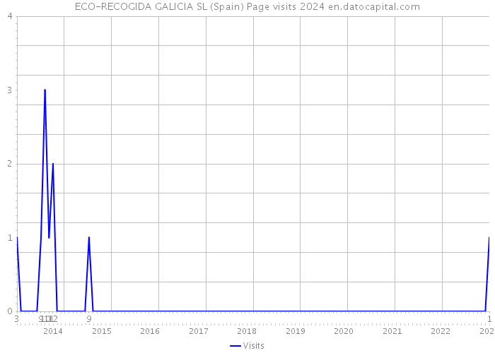 ECO-RECOGIDA GALICIA SL (Spain) Page visits 2024 