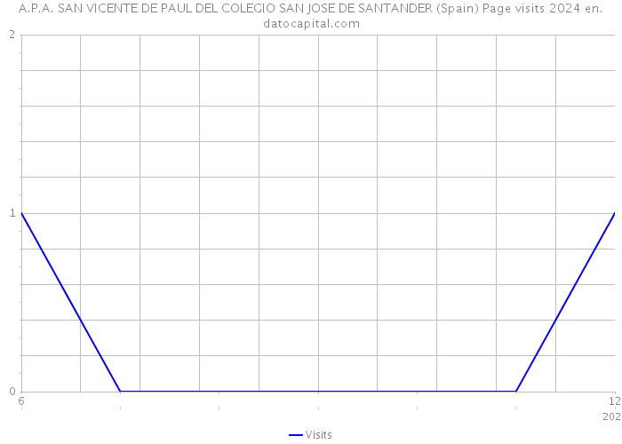 A.P.A. SAN VICENTE DE PAUL DEL COLEGIO SAN JOSE DE SANTANDER (Spain) Page visits 2024 