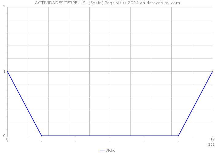 ACTIVIDADES TERPELL SL (Spain) Page visits 2024 