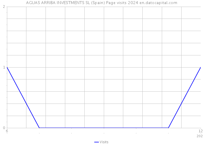 AGUAS ARRIBA INVESTMENTS SL (Spain) Page visits 2024 