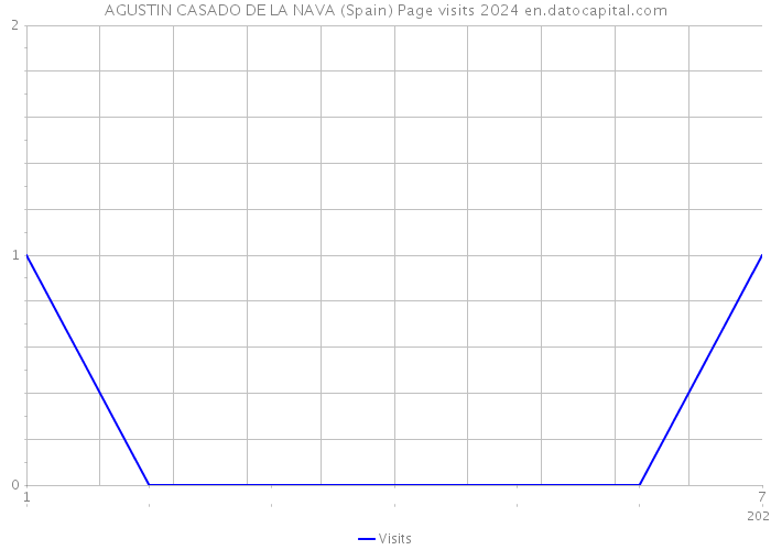 AGUSTIN CASADO DE LA NAVA (Spain) Page visits 2024 