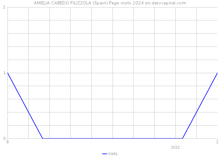AMELIA CABEDO FILIZZOLA (Spain) Page visits 2024 