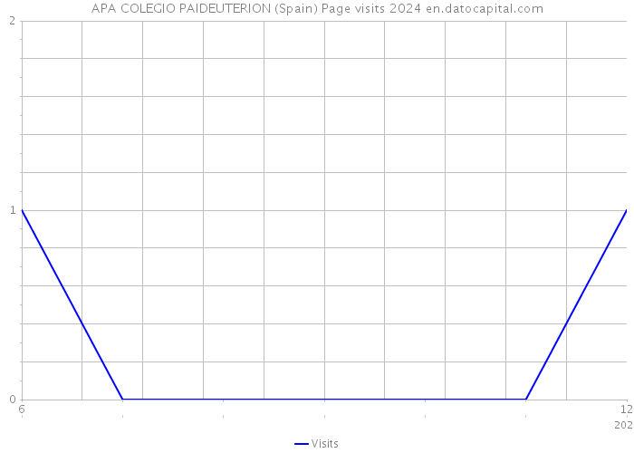 APA COLEGIO PAIDEUTERION (Spain) Page visits 2024 