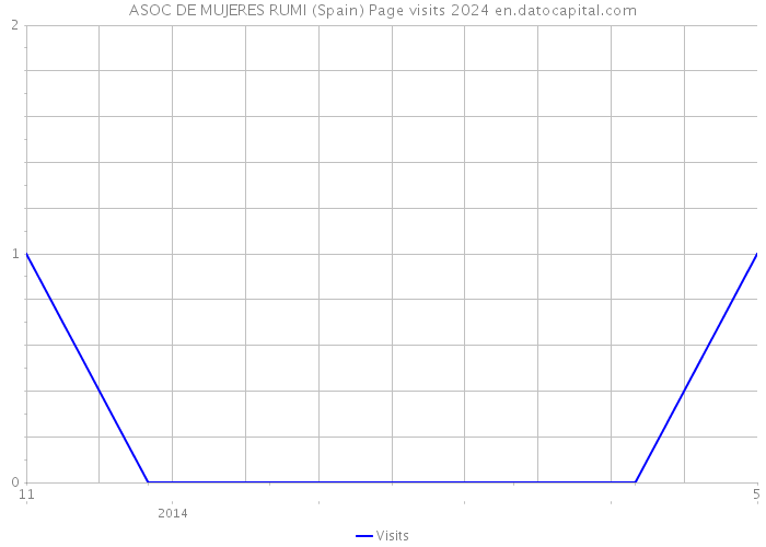 ASOC DE MUJERES RUMI (Spain) Page visits 2024 