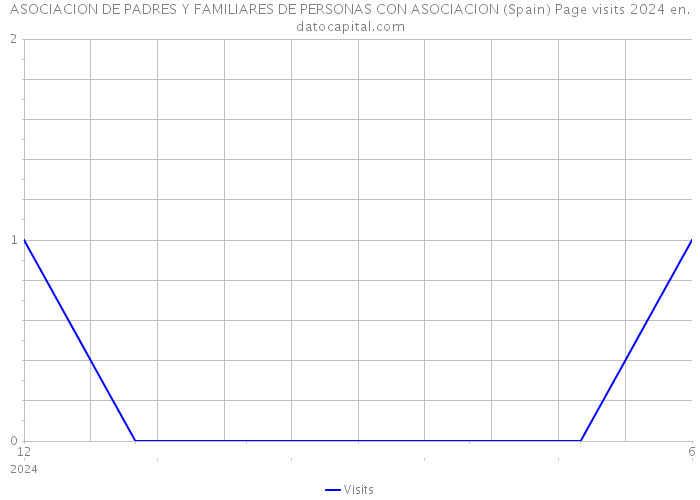 ASOCIACION DE PADRES Y FAMILIARES DE PERSONAS CON ASOCIACION (Spain) Page visits 2024 