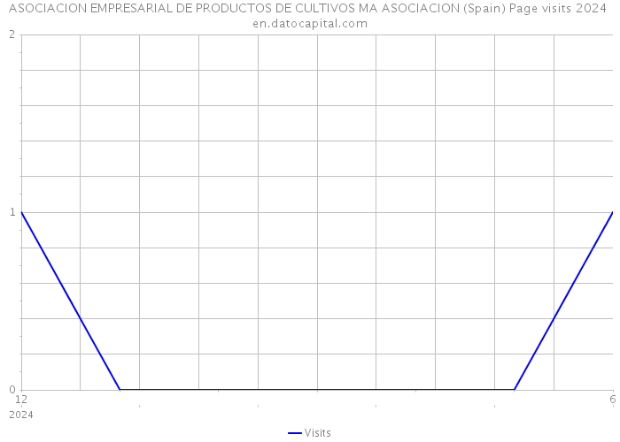 ASOCIACION EMPRESARIAL DE PRODUCTOS DE CULTIVOS MA ASOCIACION (Spain) Page visits 2024 