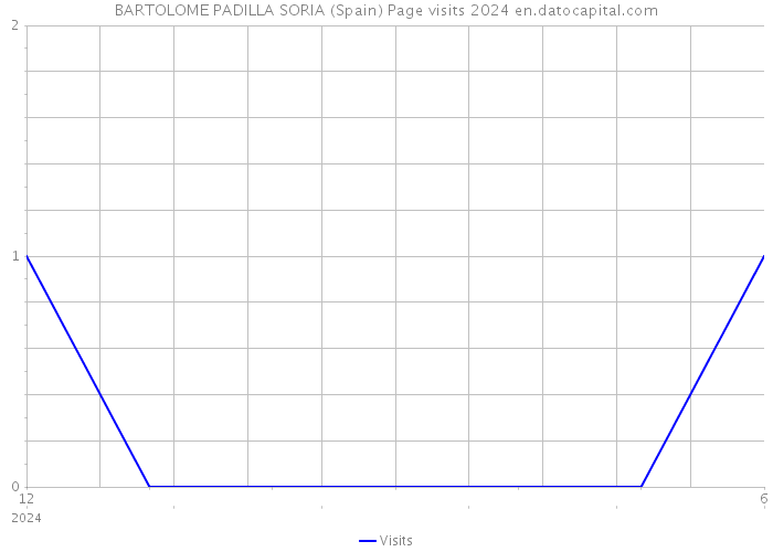 BARTOLOME PADILLA SORIA (Spain) Page visits 2024 