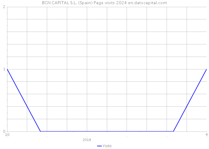 BCN CAPITAL S.L. (Spain) Page visits 2024 