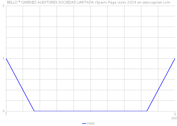 BELLO ª GIMENEZ AUDITORES SOCIEDAD LIMITADA (Spain) Page visits 2024 