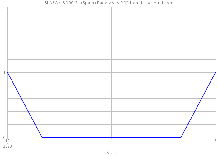 BLASON 3000 SL (Spain) Page visits 2024 