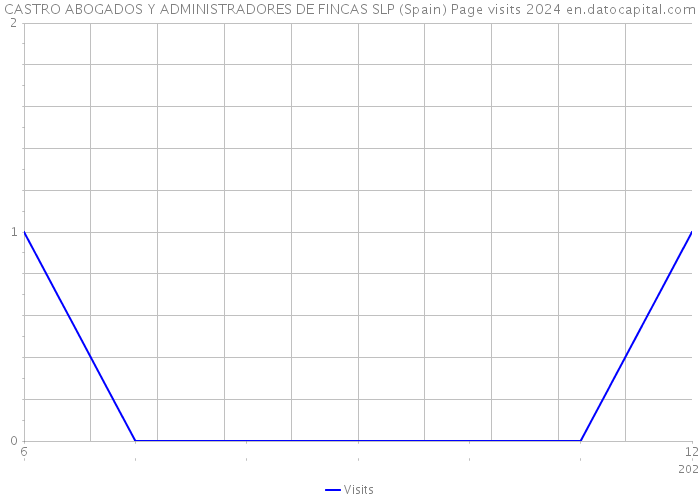 CASTRO ABOGADOS Y ADMINISTRADORES DE FINCAS SLP (Spain) Page visits 2024 