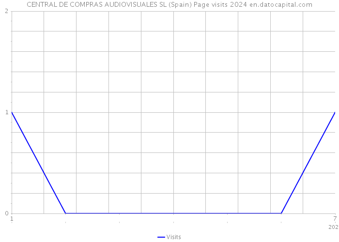 CENTRAL DE COMPRAS AUDIOVISUALES SL (Spain) Page visits 2024 