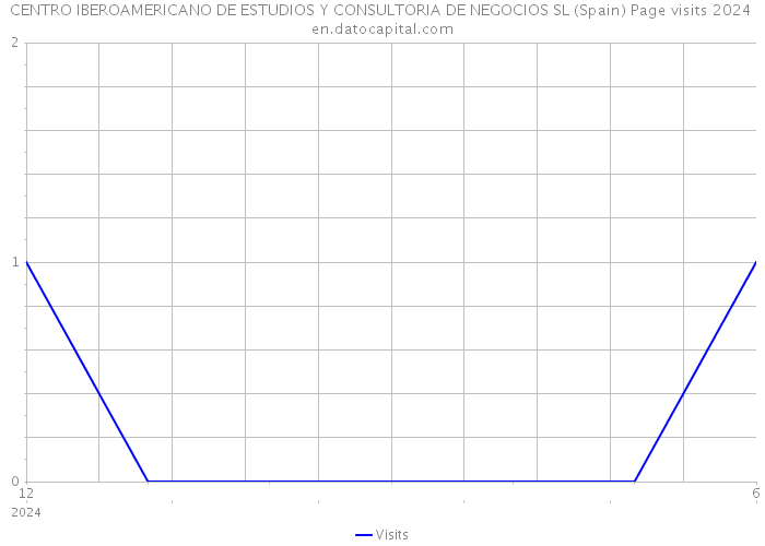 CENTRO IBEROAMERICANO DE ESTUDIOS Y CONSULTORIA DE NEGOCIOS SL (Spain) Page visits 2024 