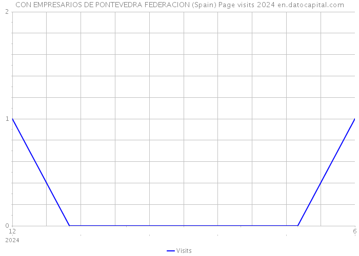CON EMPRESARIOS DE PONTEVEDRA FEDERACION (Spain) Page visits 2024 