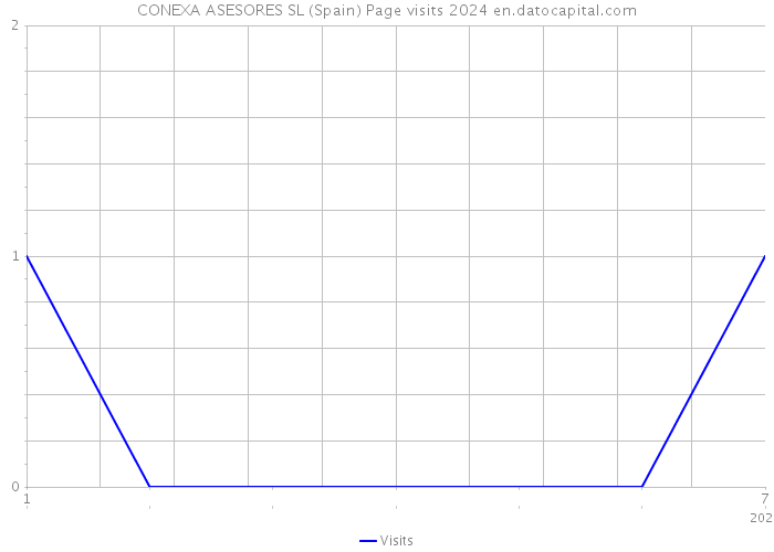CONEXA ASESORES SL (Spain) Page visits 2024 