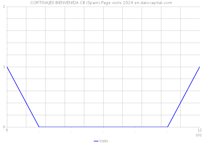 CORTINAJES BIENVENIDA CB (Spain) Page visits 2024 