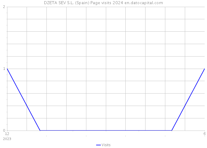 DZETA SEV S.L. (Spain) Page visits 2024 