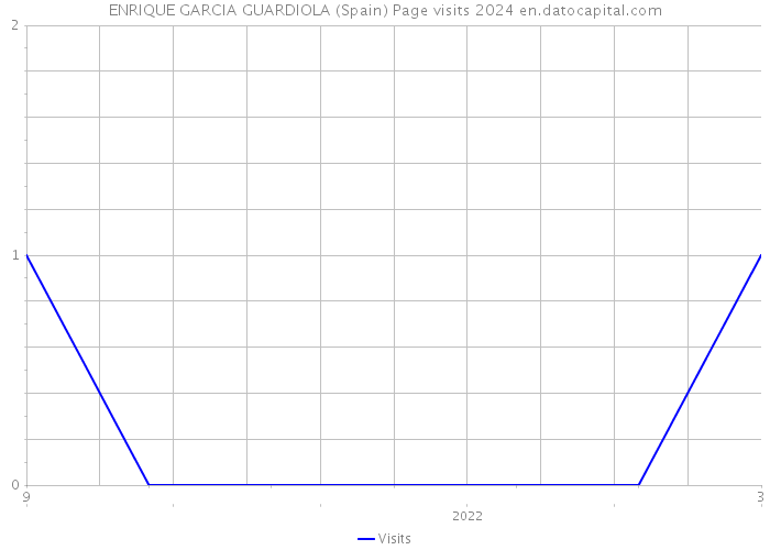 ENRIQUE GARCIA GUARDIOLA (Spain) Page visits 2024 