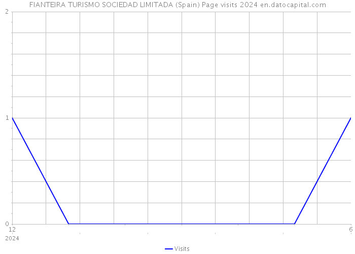 FIANTEIRA TURISMO SOCIEDAD LIMITADA (Spain) Page visits 2024 