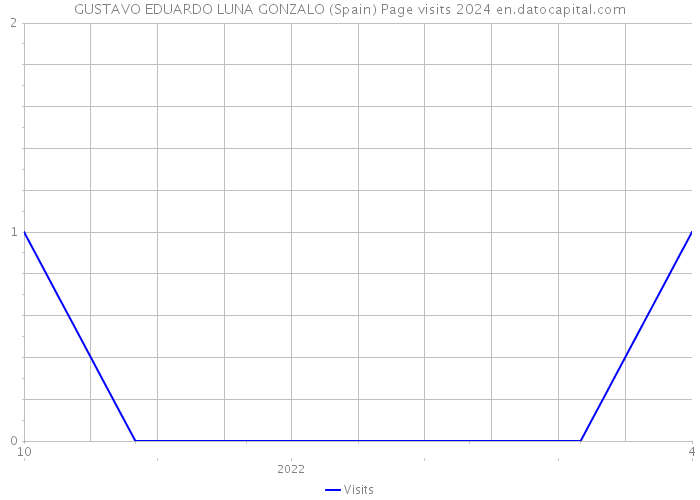 GUSTAVO EDUARDO LUNA GONZALO (Spain) Page visits 2024 