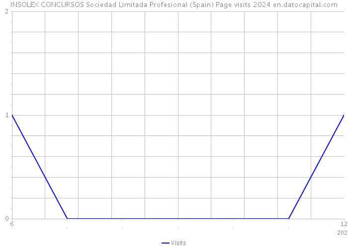 INSOLEX CONCURSOS Sociedad Limitada Profesional (Spain) Page visits 2024 