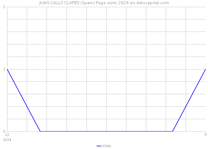 JUAN CALLS CLAPES (Spain) Page visits 2024 