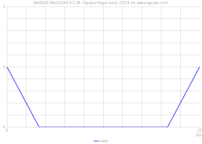 MANOS MAGICAS S.C.M. (Spain) Page visits 2024 