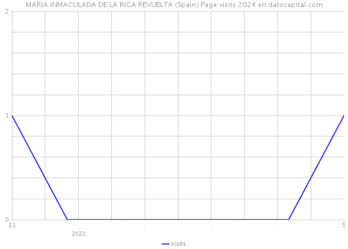 MARIA INMACULADA DE LA RICA REVUELTA (Spain) Page visits 2024 