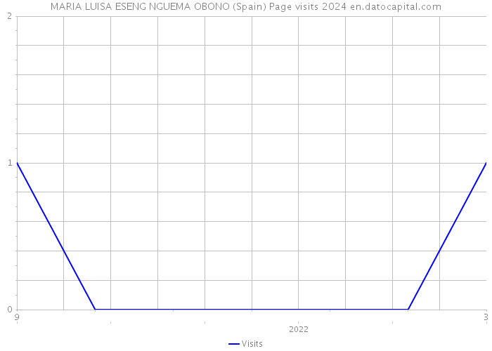 MARIA LUISA ESENG NGUEMA OBONO (Spain) Page visits 2024 