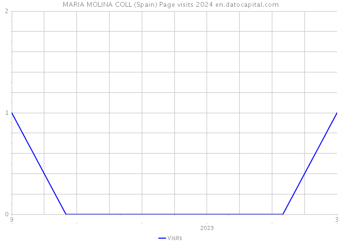 MARIA MOLINA COLL (Spain) Page visits 2024 