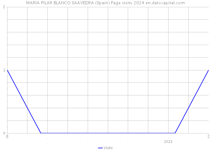 MARIA PILAR BLANCO SAAVEDRA (Spain) Page visits 2024 