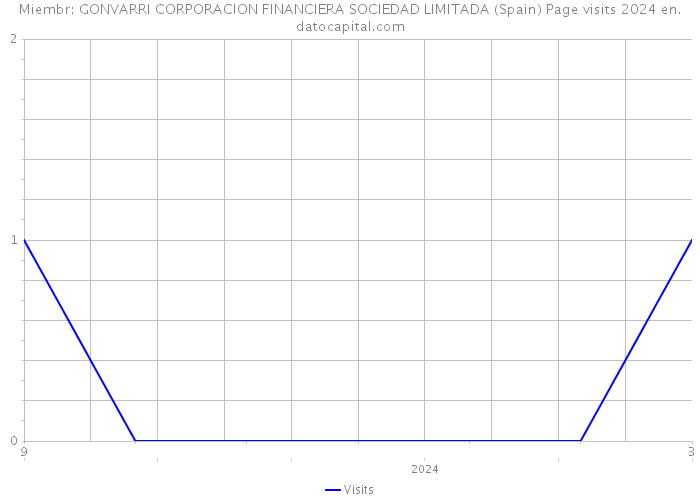 Miembr: GONVARRI CORPORACION FINANCIERA SOCIEDAD LIMITADA (Spain) Page visits 2024 
