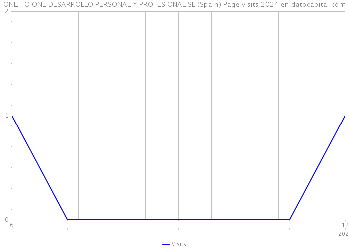 ONE TO ONE DESARROLLO PERSONAL Y PROFESIONAL SL (Spain) Page visits 2024 