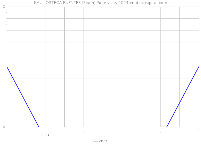 RAUL ORTEGA FUENTES (Spain) Page visits 2024 