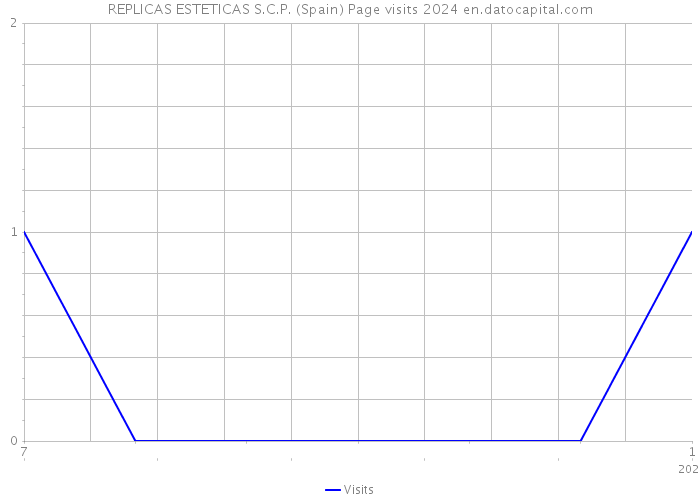 REPLICAS ESTETICAS S.C.P. (Spain) Page visits 2024 