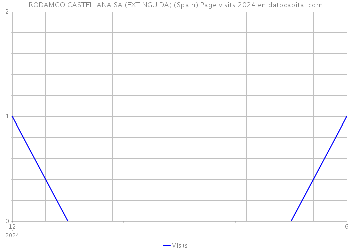 RODAMCO CASTELLANA SA (EXTINGUIDA) (Spain) Page visits 2024 