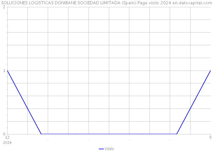 SOLUCIONES LOGISTICAS DONIBANE SOCIEDAD LIMITADA (Spain) Page visits 2024 